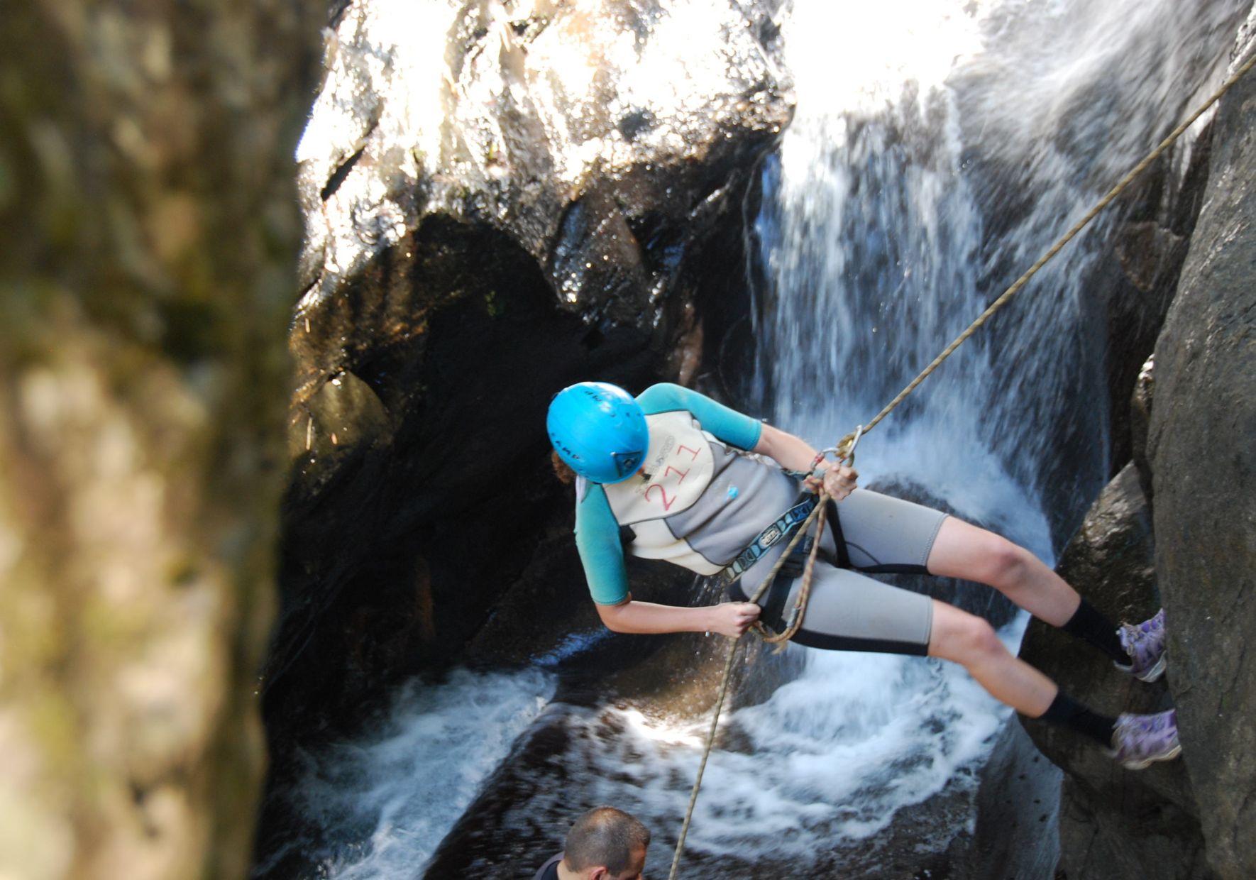 Canyoning rappel 2