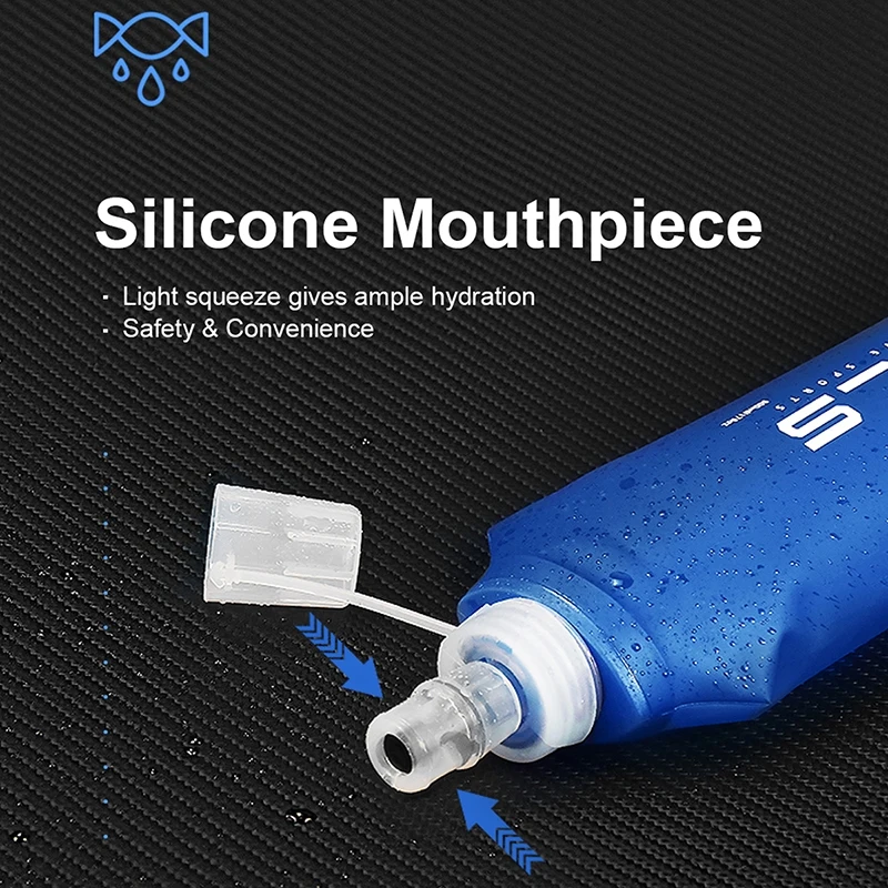Bouteille d’eau pliable WRELS en TPU – Image 2