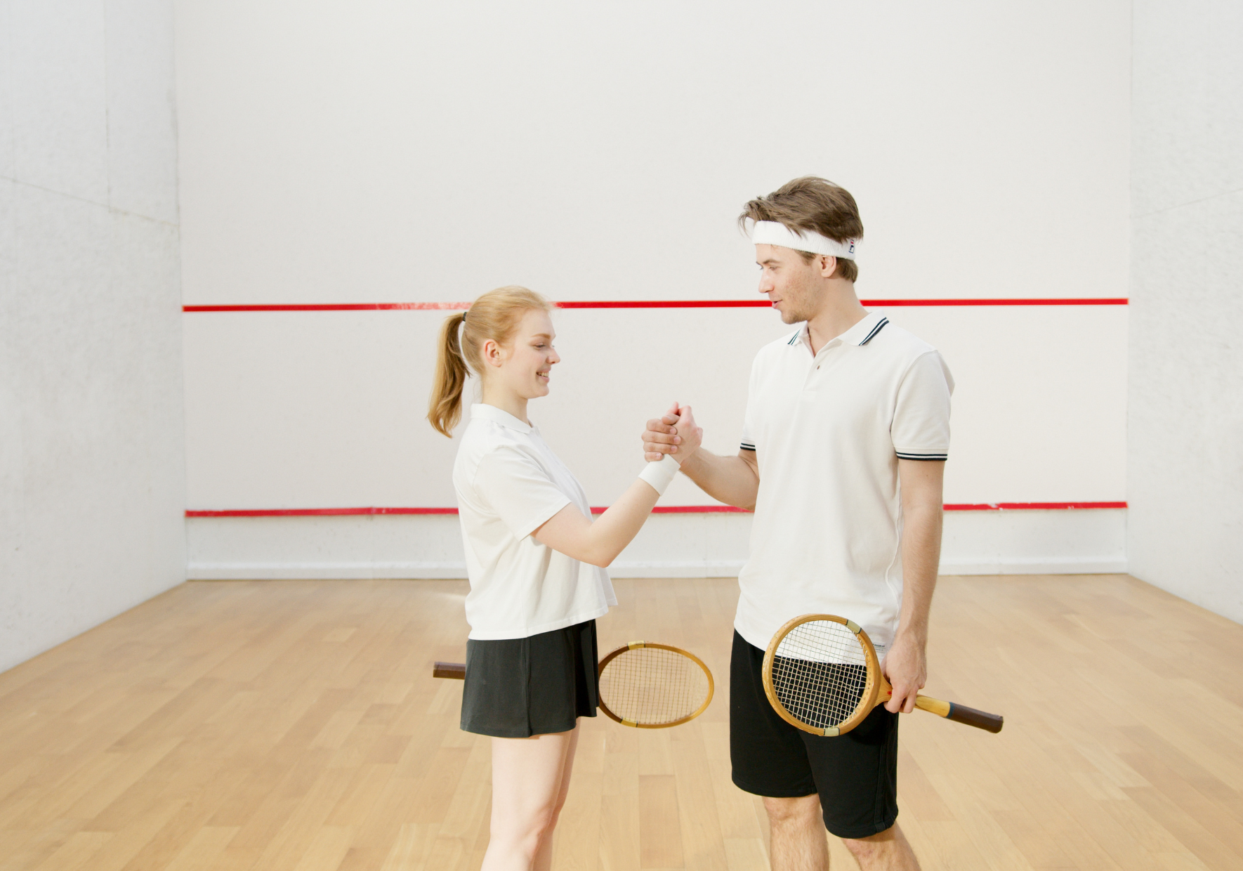 Partie de squash